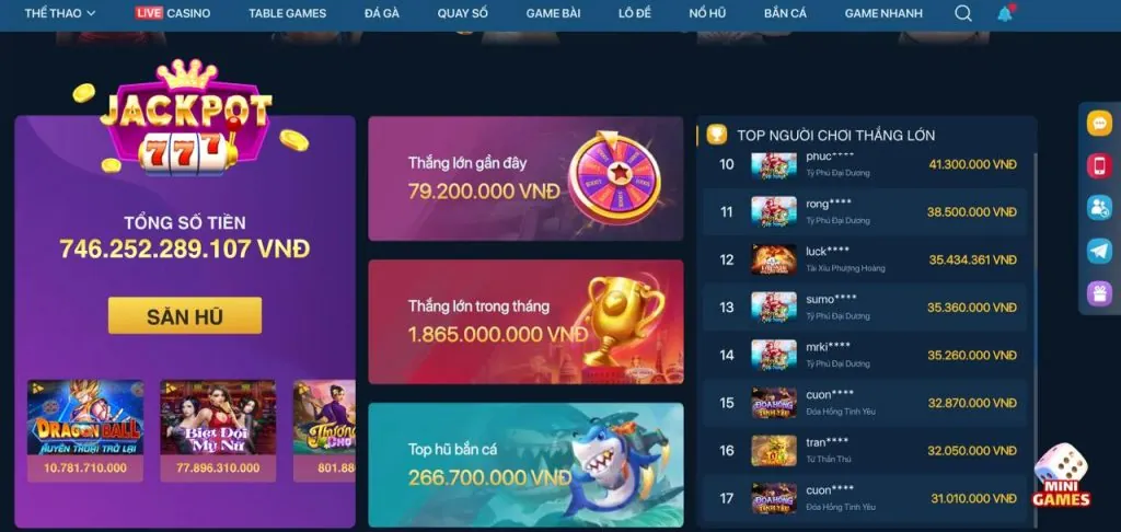 Lợi ích khi chơi Nổ Hũ tại qh99